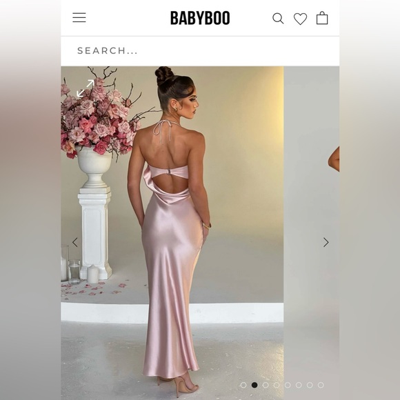 KALI MAXI DRESS - BLUSH - Picture 6 of 6